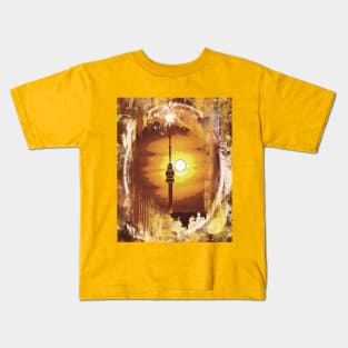 Belgrade - Avala - digital art Kids T-Shirt